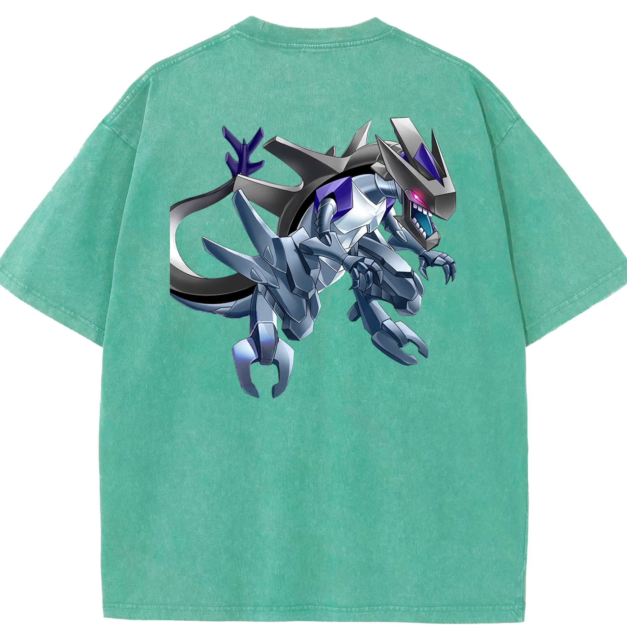 （画像用） 遊☆戯☆王 Yu-Gi-Oh! 綿100% ヴィンテージ風 半袖Tシャツ（背面プリント）